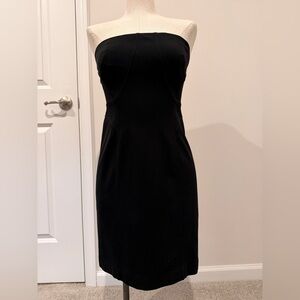 Helmut Lang Black Strapless mini Dress